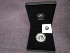 A Monnaie de Paris 10 euro silver proof 2015 excellence a la francaise Coin, silver with ceramic
