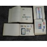 A George VI GB & Commonwealth mint Stamp Album and two early Queen Elizabeth II mint Stamp and Cover