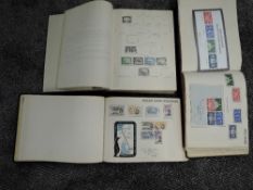 A George VI GB & Commonwealth mint Stamp Album and two early Queen Elizabeth II mint Stamp and Cover