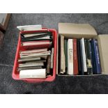 Two boxes of Commonwealth and World Stamps & Covers in albums and stock books including Australia,