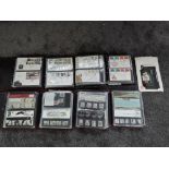 Four albums of GB Presentation Packs 1986-2009 & Four albums of GB First Day Covers 1970's to