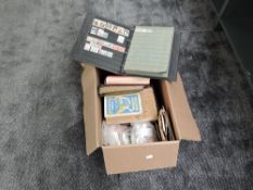A large box containing GB & World mainly used Stamps, in albums and loose