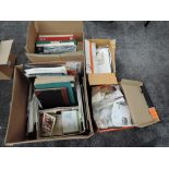 Two boxes of Commonwealth and World Stamps & Covers in albums, stock books and loose including