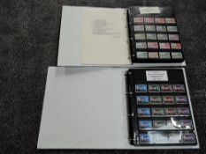 Two albums of British Commonwealth Omnibus Issue Stamps, 1935-1986, mint & used, some sets complete,