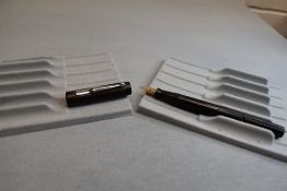 A Mabie Todd & Co Blackbird Self filler Leverfill fountain pen, in BHR (slightly discoloured), a