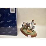 A James Herriot Border Fine Arts figure study titled Milking Time A3703