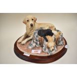 Border fine arts'Labrador and pups,Yellow,B0350A, 45/950.