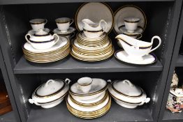 A vast collection of Spode 'Knightsbridge' amongst which are tureens, plates, cups and saucers and