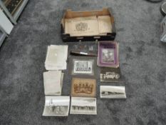 A collection of Military Ephemera, Boer War to WW2, mainly relating to the Dawson family includes,