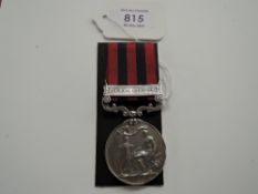 A India General Service Medal with Burma 1887-89 clasp and ribbon to Sepoy? Single 1st Bt?
