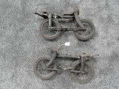 A pair of Victorian Inline Skates size 12 called 'The Ritter', The Road Skate 271 Oxford Street