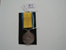 A 1856 Baltic Medal with ribbon, unnamed, awarded unnamed to Royal Navy and Royal Marines for