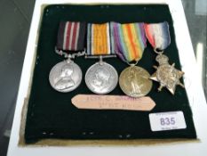 A Military Medal Group, Military Medal, British War Medal, Victory Medal and 1914 Star to 1258 C.