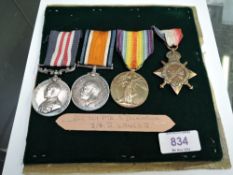 A Military Medal Group, Military Medal, British War Medal, Victory Medal and 1914-15 Star to