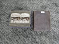 A collection of approx 100 Stereoscopic Photo's, Official Series The Great War by Realistic