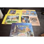 Five genuine vintage film quad posters of comedy and Disney interest including Stripes and The