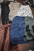 A selection of ladies bohemian styled skirts