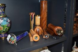 A fantastic collection of various kaleidoscope including glass marine shell and oil versions