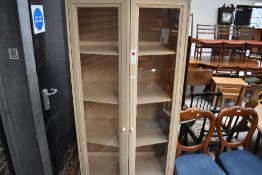 A modern laminate display cabinet