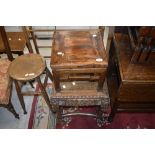 Two oriental occasional tables
