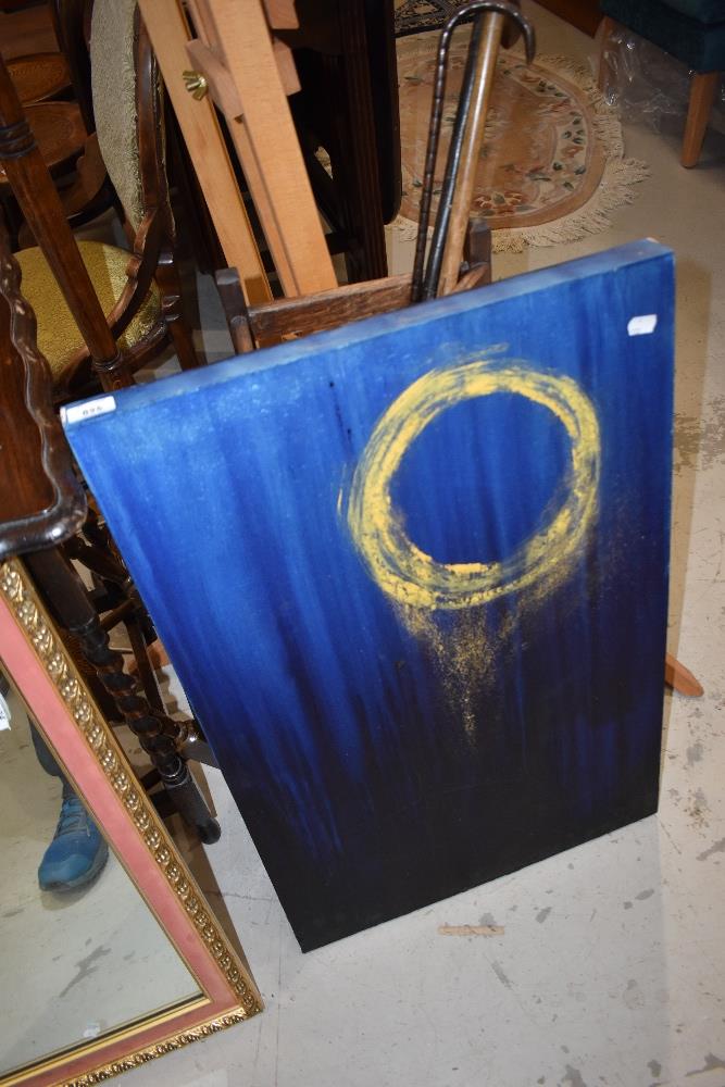 An original painting on canvas, 'The Wormhole', approx. 51 x 77cm