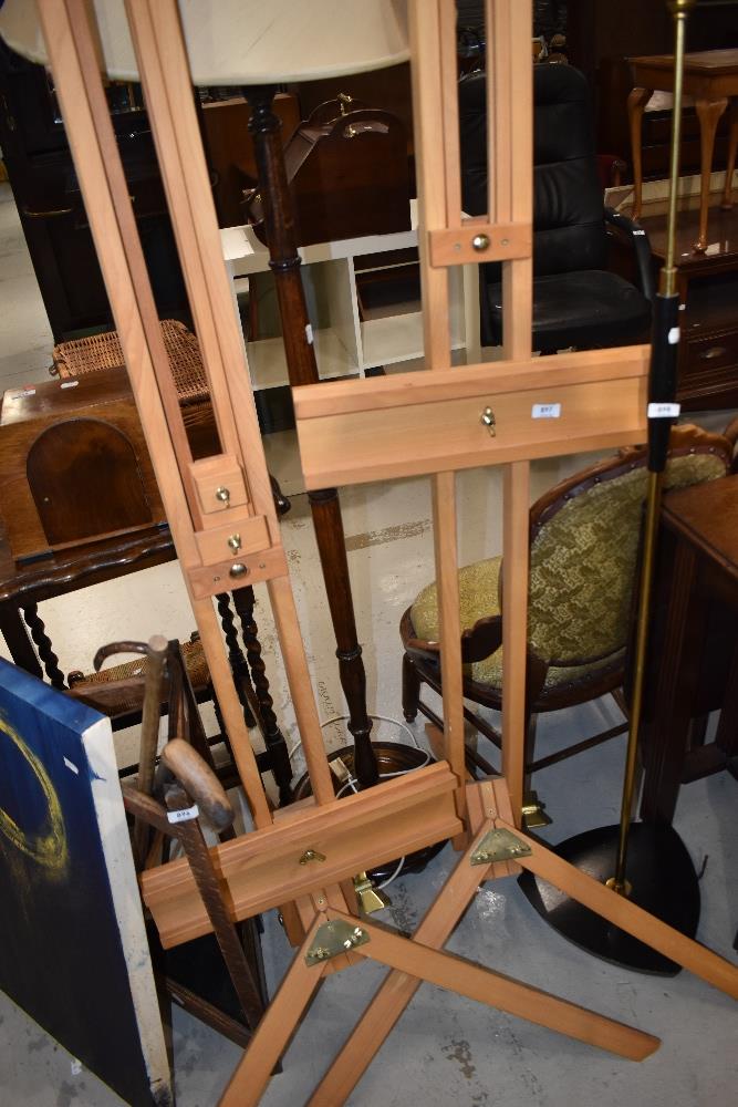 Two large modern easels , by Winsor and Newton
