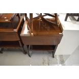 An early to mid 20th Century stained frame tea trolley