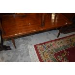 A vintage teak coffee table