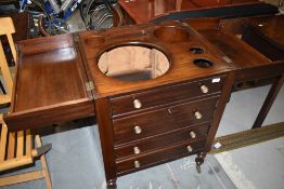 A period style mahogany wash stand