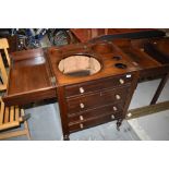 A period style mahogany wash stand