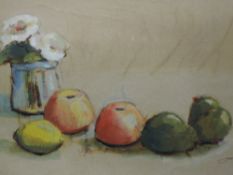 A mixed media painting, L Garcia Muro, Bodegon, still life, signed and dated (19)96 and attributed