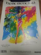 A poster print, after Le Roy Neuman, Exotic Erotic Ball, Halloween New Years Eve, by Abolafia and