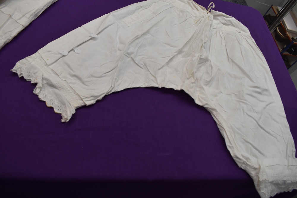 Two Victorian petticoats and a set of bloomers. - Image 4 of 4