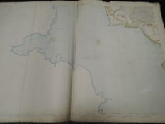 A substantial collection of 19th century and later ordnance survey guides and maps for local land