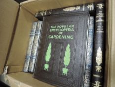A selection of library volumes for the Book of knowledge and gardening interest