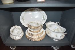 A selection of Royal Albert 'Haworth' pattern dinner wares, including tureens, ashette, plates etc.