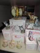 A selection of 1980's Fantasy and magic dragon and similar figures by Enchantica