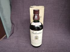 A bottle of 1980's Ballantines Very Old Scotch Whisky, aged 30 years, no strength or capacity on