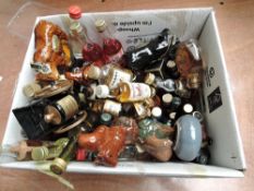 A large collection of Blended Whisky Miniatures, other Spirits, Ceramic Ornaments including