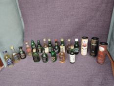 Twenty Whisky Miniatures including Amrut, Ben Nevis 10 Year Old and Glenfiddich 18 Year Old in