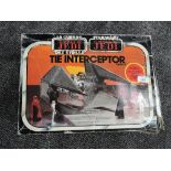 A boxed Starwars Return of the Jedi Tie Interceptor 1983 Lucasfilm