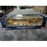 A Norscot 1:50 scale diecast, Towhaul Classic Low Boy Trailer with Caterpillar 784C Tractor, in