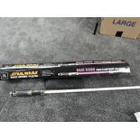 A Mace Windu Force FX lightsaber collectable still boxed