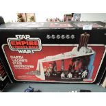 A boxed Star Wars Empire Strikes Back Darth Vaders Star Destroyer action playset