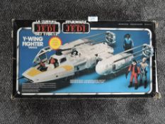 A boxed Y Wing fighter for Star Wars Return of the Jedi Lucasfilm 1983