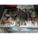 A good collection of various original Star Wars figures most having weapons and accessories