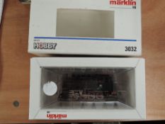 A Marklin HO scale 0-8-0 Loco 81010, boxed 3032