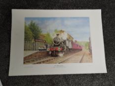 A collection of railway prints after J G Robinson, Those Were The Days, limited to 500 copies 30+ in