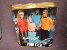 A 1990's Mattel 30th Anniversary Barbie & Ken Star Trek Gift Set, Collector Edition, in original