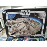 A boxed Star Wars Millenium Falcon from the Trilogy Collection